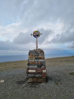 Nordkap - Mitternachtssonnen-Denkmal