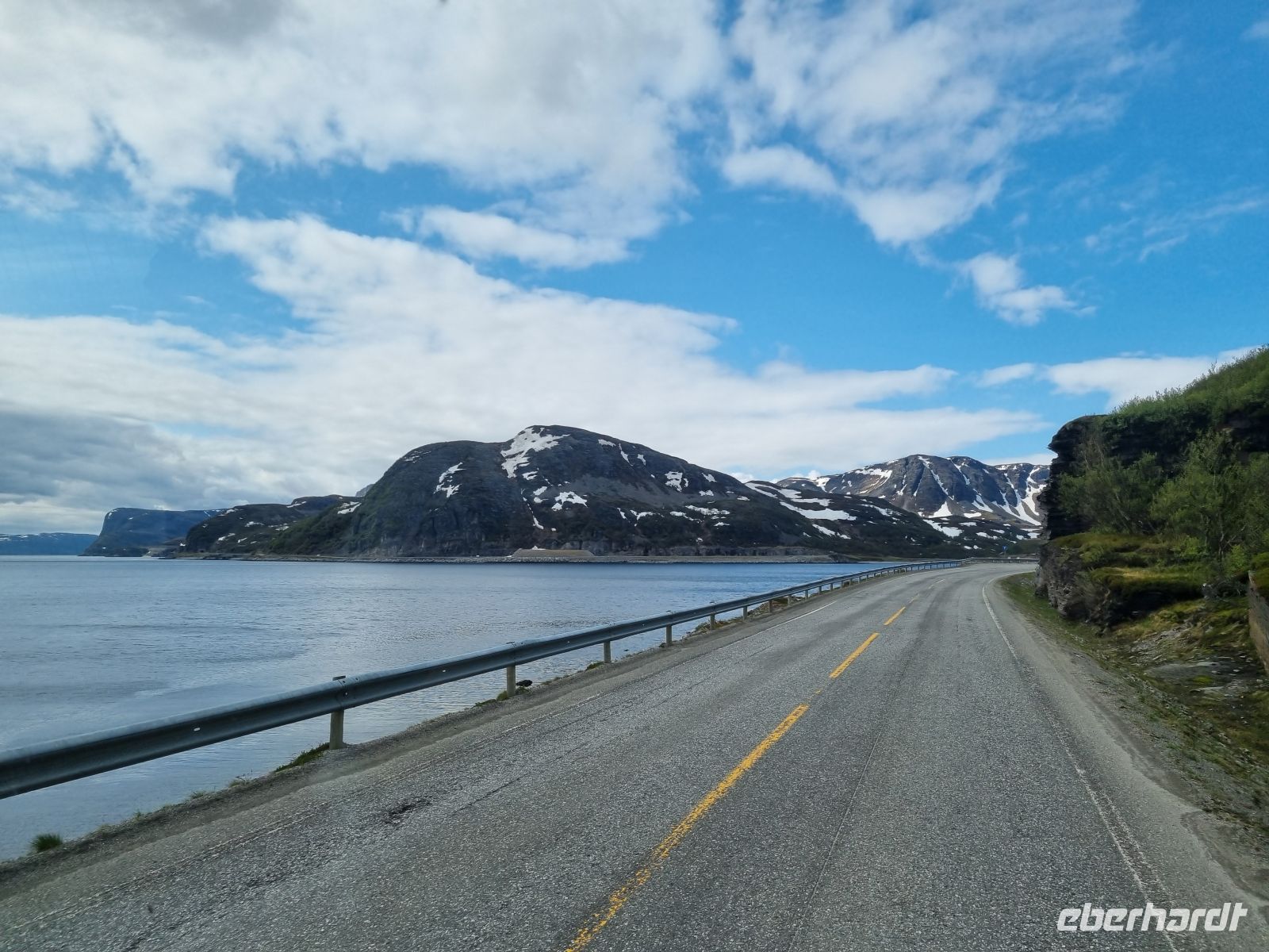 Fahrt entlang des Porsangerfjordes...