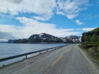 Fahrt entlang des Porsangerfjordes...