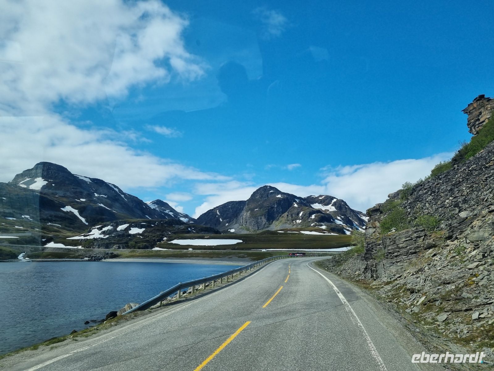 Fahrt entlang des Porsangerfjordes...