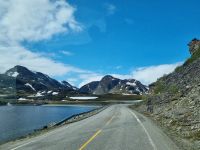 Fahrt entlang des Porsangerfjordes...