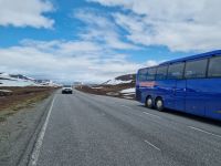 Fahrt über das Sennafjell...