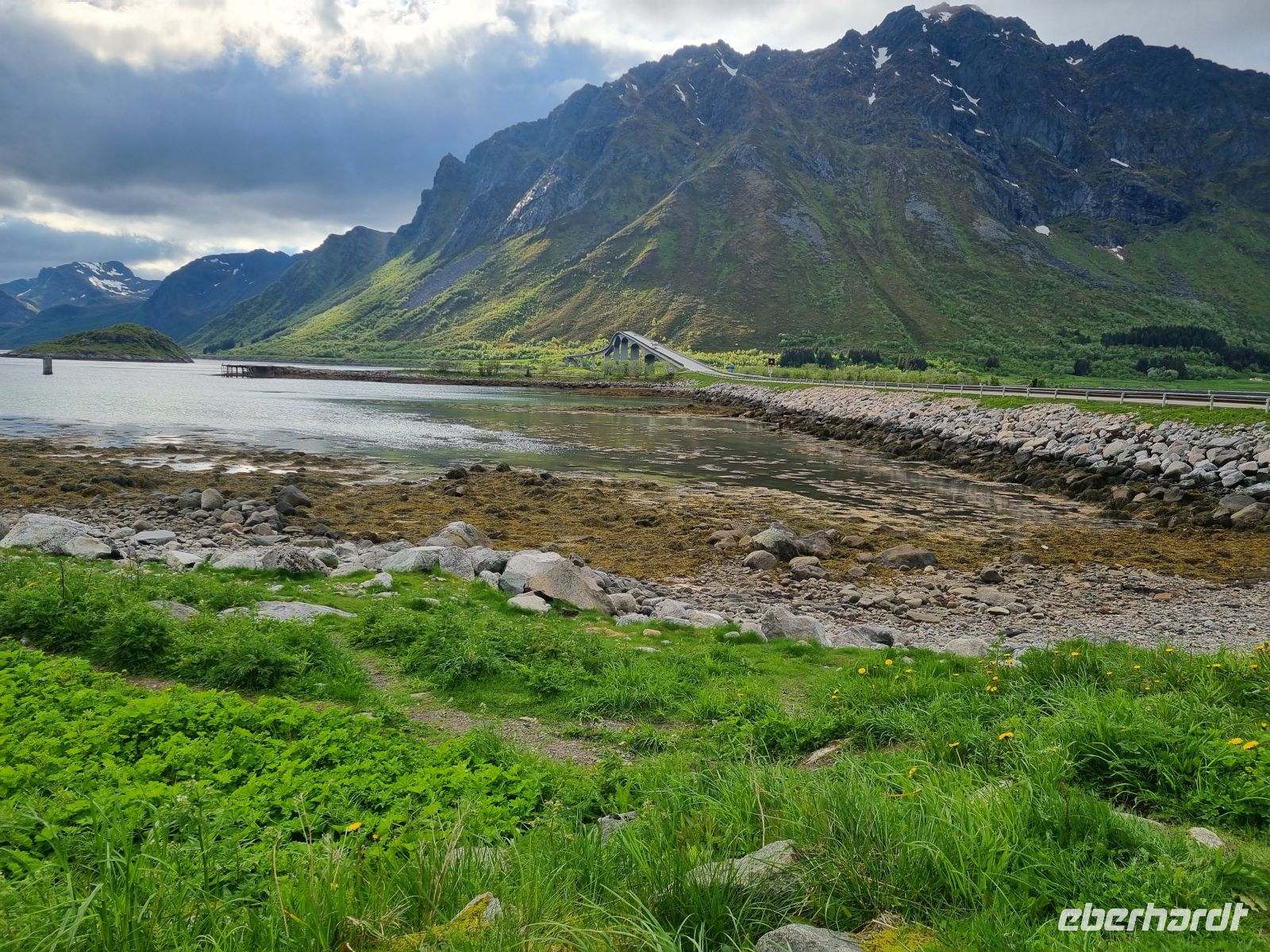Lofoten - Gimsøystraumenbrücke