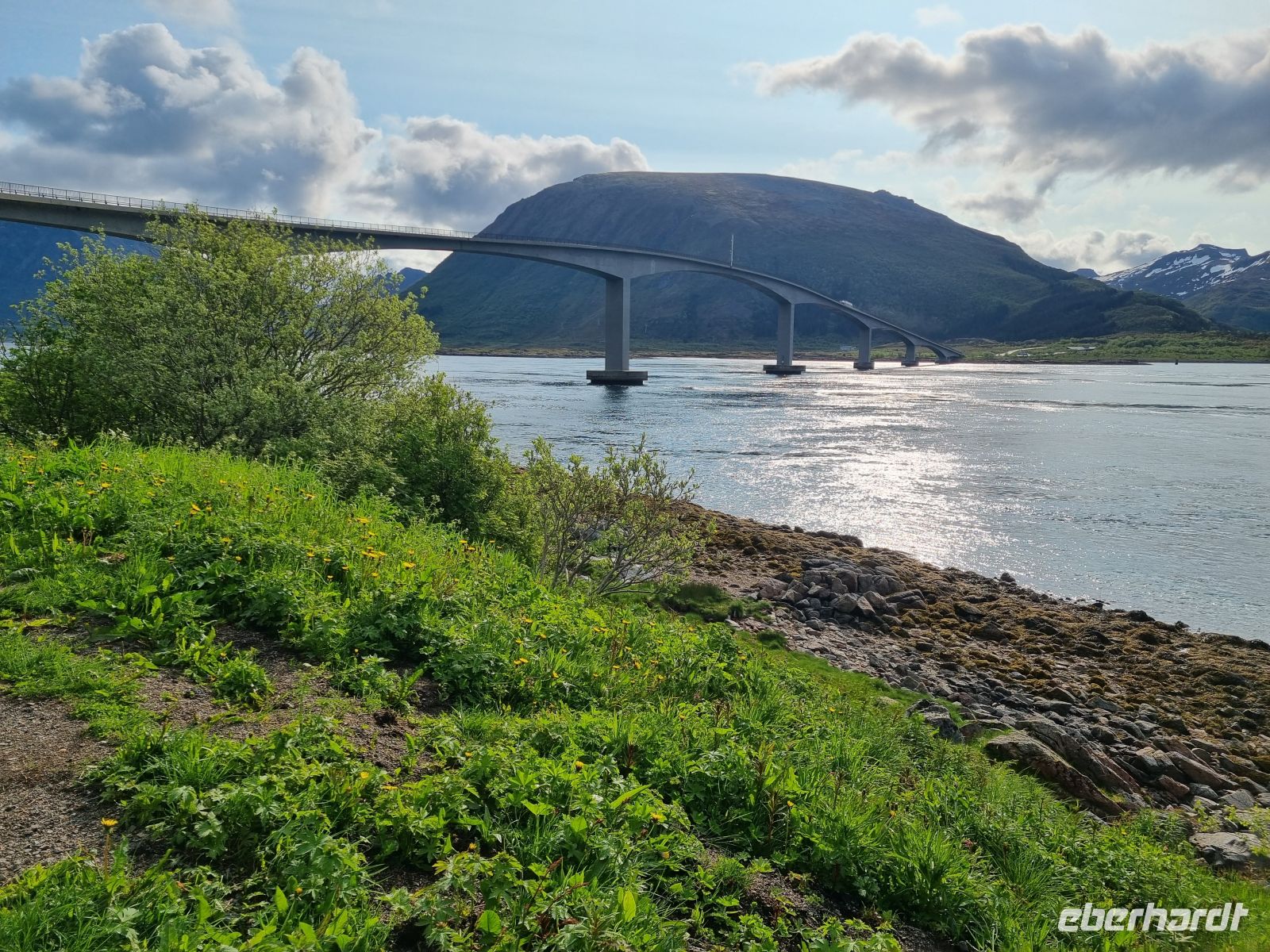 Lofoten - Gimsøystraumenbrücke