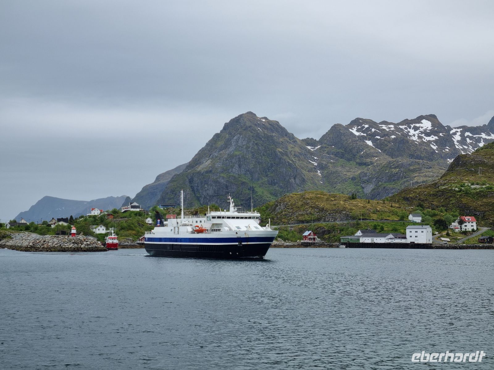 Lofoten - Insel Moskenesøy (Fähre von Moskenes nach Bodø)