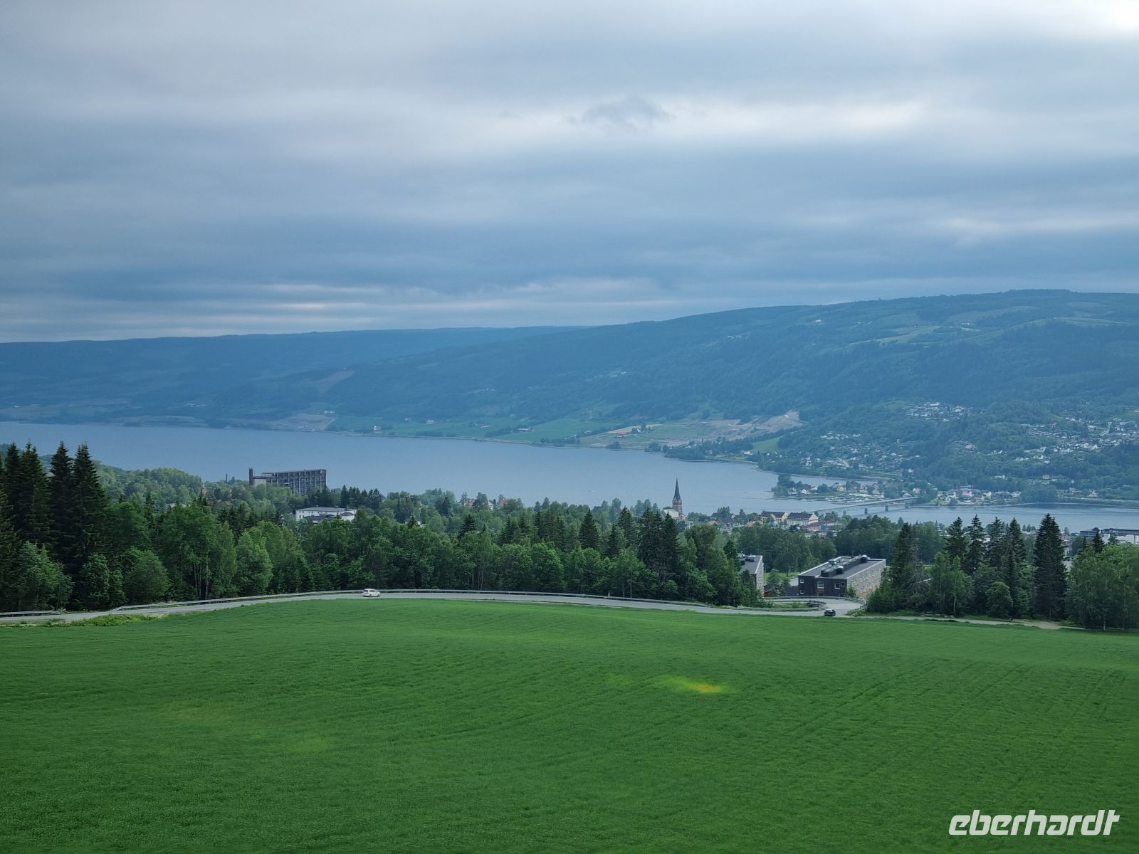 Lillehammer - Blick auf den nördlichen Mjøsasee
