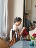 Kaffee trinken uns stricken - warum nicht?