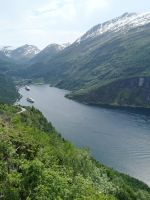 Geirangerfjord - wie eine Speerspitze