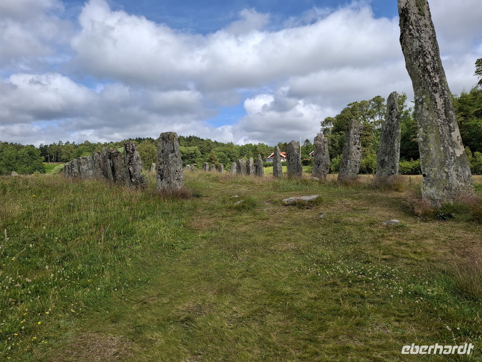 Schiffssetzung Blomsholm (eisenzeitlich) nahe dem schwedischen Strömstad