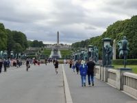 Spaziergang im Vigeland-Park Oslo