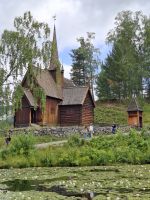 Stabkirche von Garmo im Freilichtmuseum Maihaugen