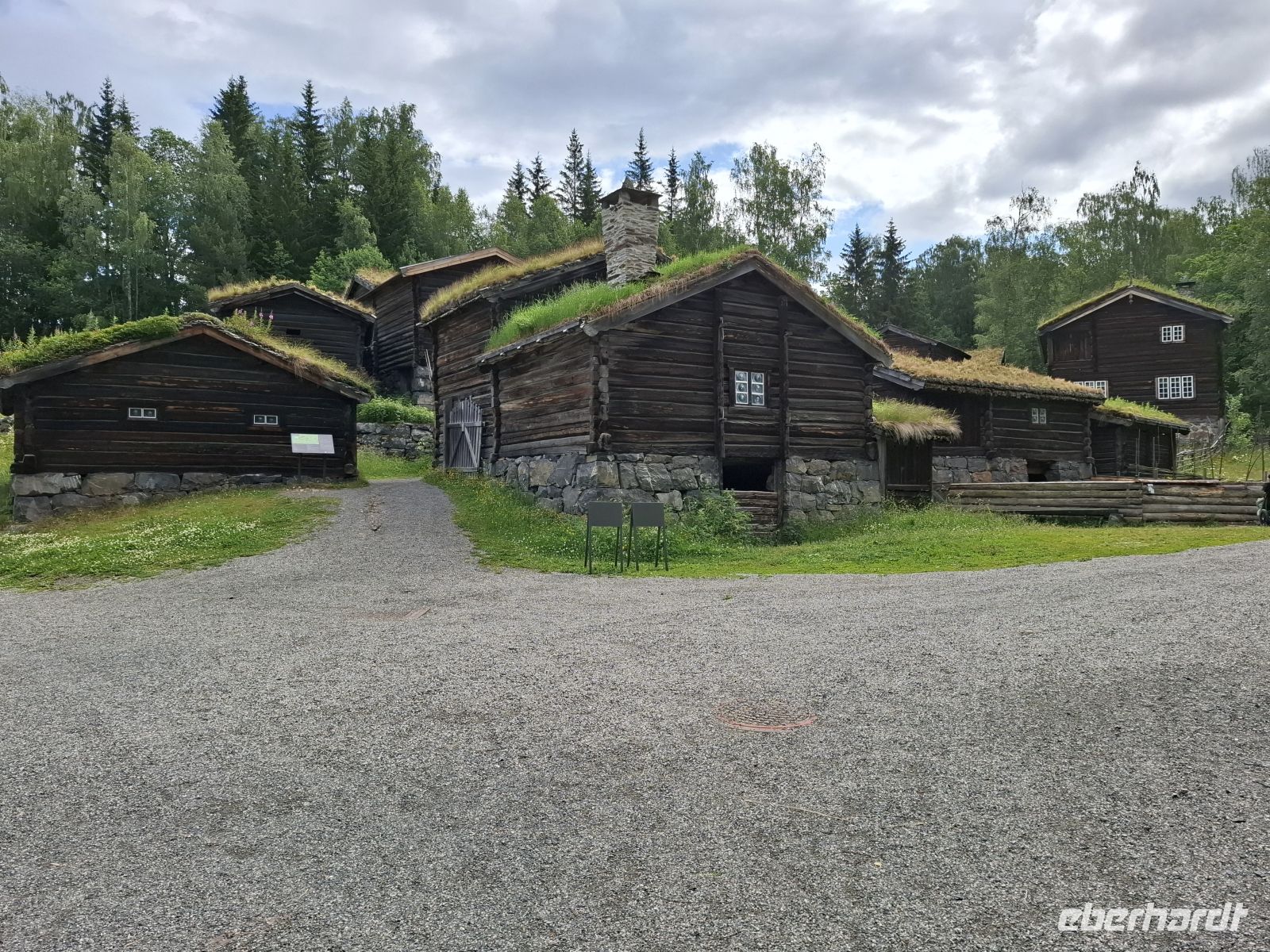 alter Bauernhof im Freilichtmuseum Maihaugen in Lillehammer