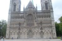 Nidarosdom Trondheim, Schirmfassade