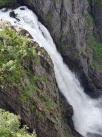Vöringsfoss mit der größten freien Fallhöhe (145 m) in Norwegen 