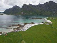 Rundfahrt auf den Lofoten - Strand von „Remberg“ 