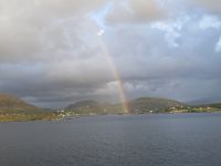 Lachsverkostung auf dem Schiff