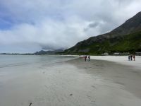 Rundfahrt auf den Lofoten - Strand von „Remberg“ 