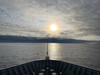 Abendstimmung auf dem Schiff