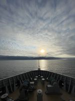 Abendstimmung auf dem Schiff