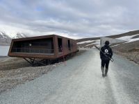 Ausflug auf Spitzbergen rund um Longyearbyen - wir stoppen an der größten Sammenbank der Welt
