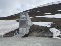 Ausflug auf Spitzbergen rund um Longyearbyen - wir stoppen an der größten Sammenbank der Welt