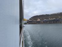 Spitzbergen - vorbei an der rusischen Siedlung Barentsburg 