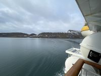 Spitzbergen - vorbei an der rusischen Siedlung Barentsburg 