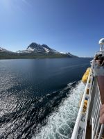 Wir durchfahren die Meerenge von Rystraumen 