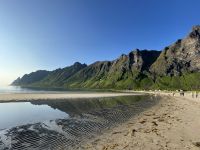 Ausflug auf der Insel Senja - Ersfjord Beach