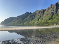 Ausflug auf der Insel Senja - Ersfjord Beach