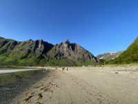 Ausflug auf der Insel Senja - Ersfjord Beach