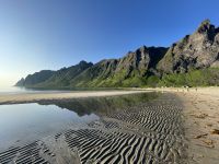 Ausflug auf der Insel Senja - Ersfjord Beach