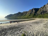 Ausflug auf der Insel Senja - Ersfjord Beach