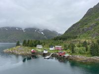 Wir durchfahren die Meeresenge Raftsundet 