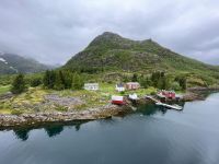 Wir durchfahren die Meeresenge Raftsundet 