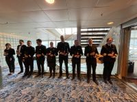 Verabschiedungsveranstaltung auf dem Schiff