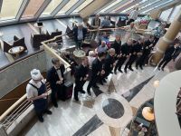 Verabschiedungsveranstaltung auf dem Schiff