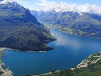 Blick auf Innvikfjord