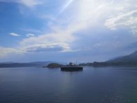 Viel Verkehr auf dem Fjord..........