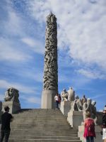 Monument in der Mitte von Vigelandpark