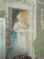 Tapettenmotiv im Pfarrerhaus