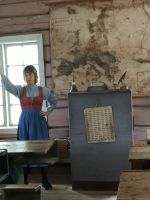 Unsere Lehrerin an dem Tag