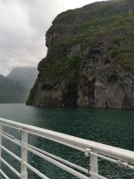 Trollwetter auf Geirangerfjord