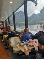 Man kann sich die Landschaft auch gemütlich im Sitzen anschauen 