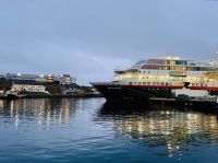 Tag 6 - Die MS Midnatsol im Hafen von Honningsvåg 