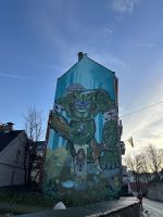 Wandbild in Bergen