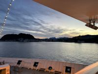 morgens an Bord der MS Nordlys