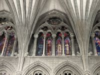 Trondheim - Dom - leuchtende Fensterbilder