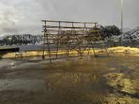 Honningsvåg - Trockenfischgestell