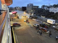 Finnsnes - Auto verlässt die Nordlys